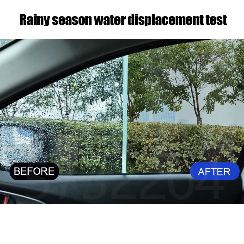 Cars Glass Anti-rain Water Spray Repellent Nano Coating Hydrophobic Waterproof Agent Oil Film Removing Auto Glass Film Agent