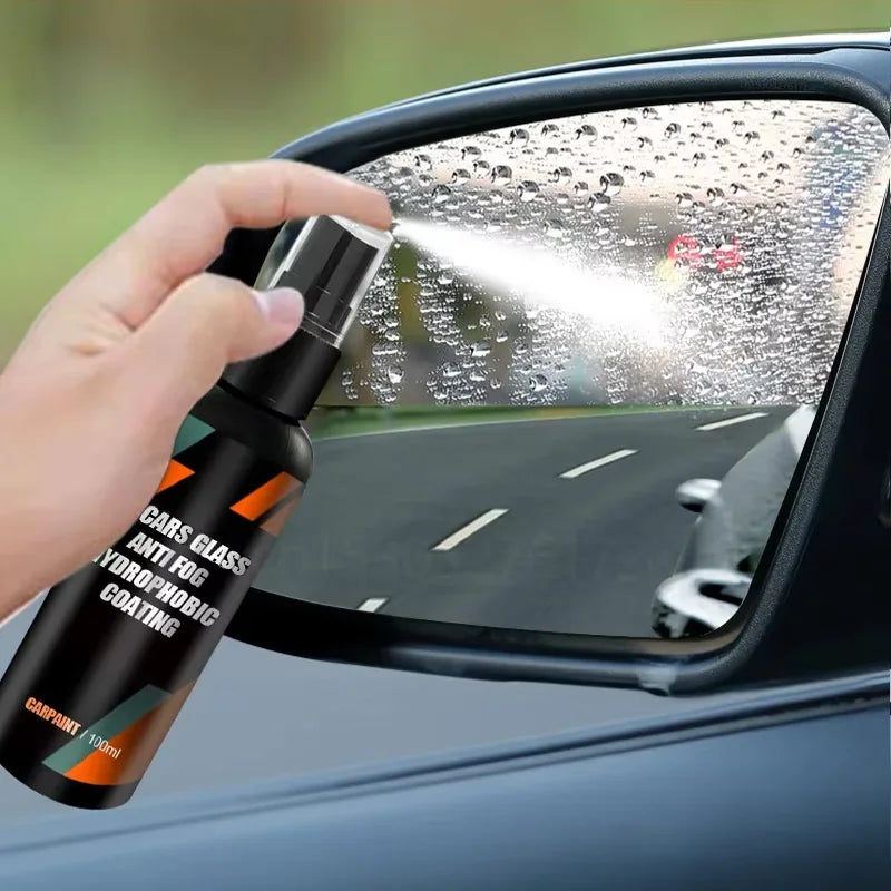 Cars Glass Anti-rain Water Spray Repellent Nano Coating Hydrophobic Waterproof Agent Oil Film Removing Auto Glass Film Agent