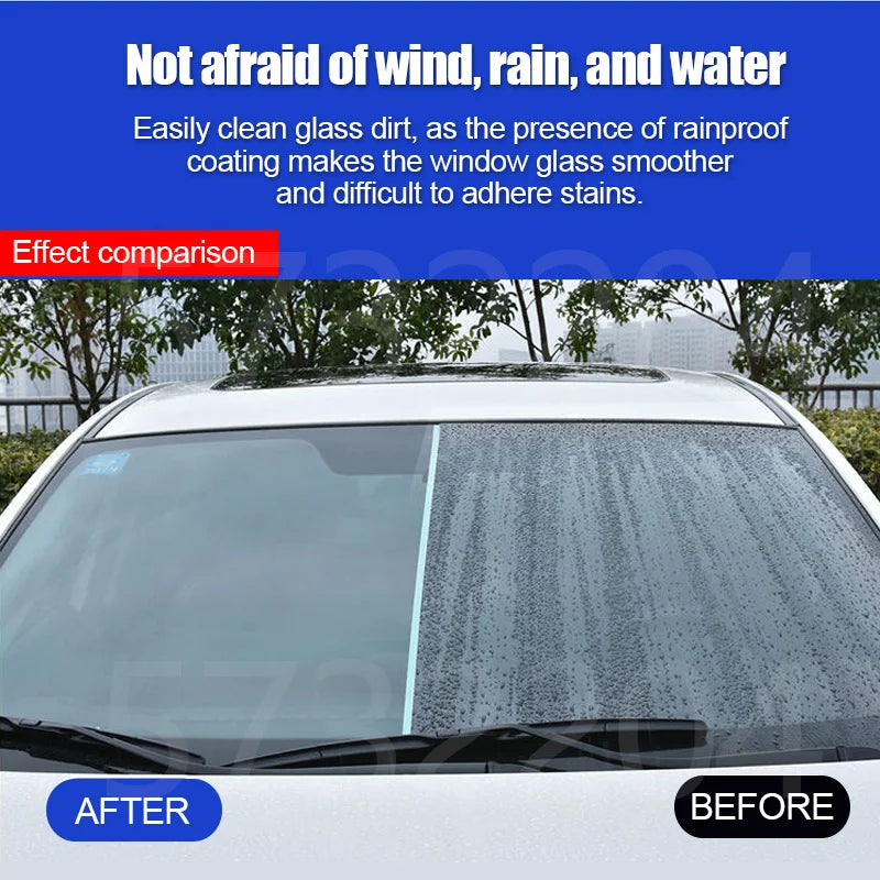 Cars Glass Anti-rain Water Spray Repellent Nano Coating Hydrophobic Waterproof Agent Oil Film Removing Auto Glass Film Agent