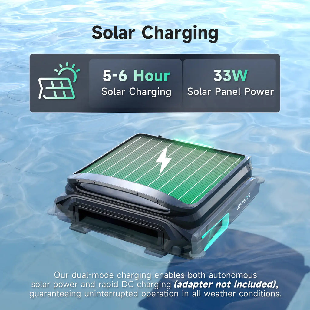 WYBOT F1 Pool Skimmer Solar Powered Robotic Cleaner