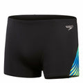 Boys Swim Shorts Speedo Allover Digi V-Cut Black-0
