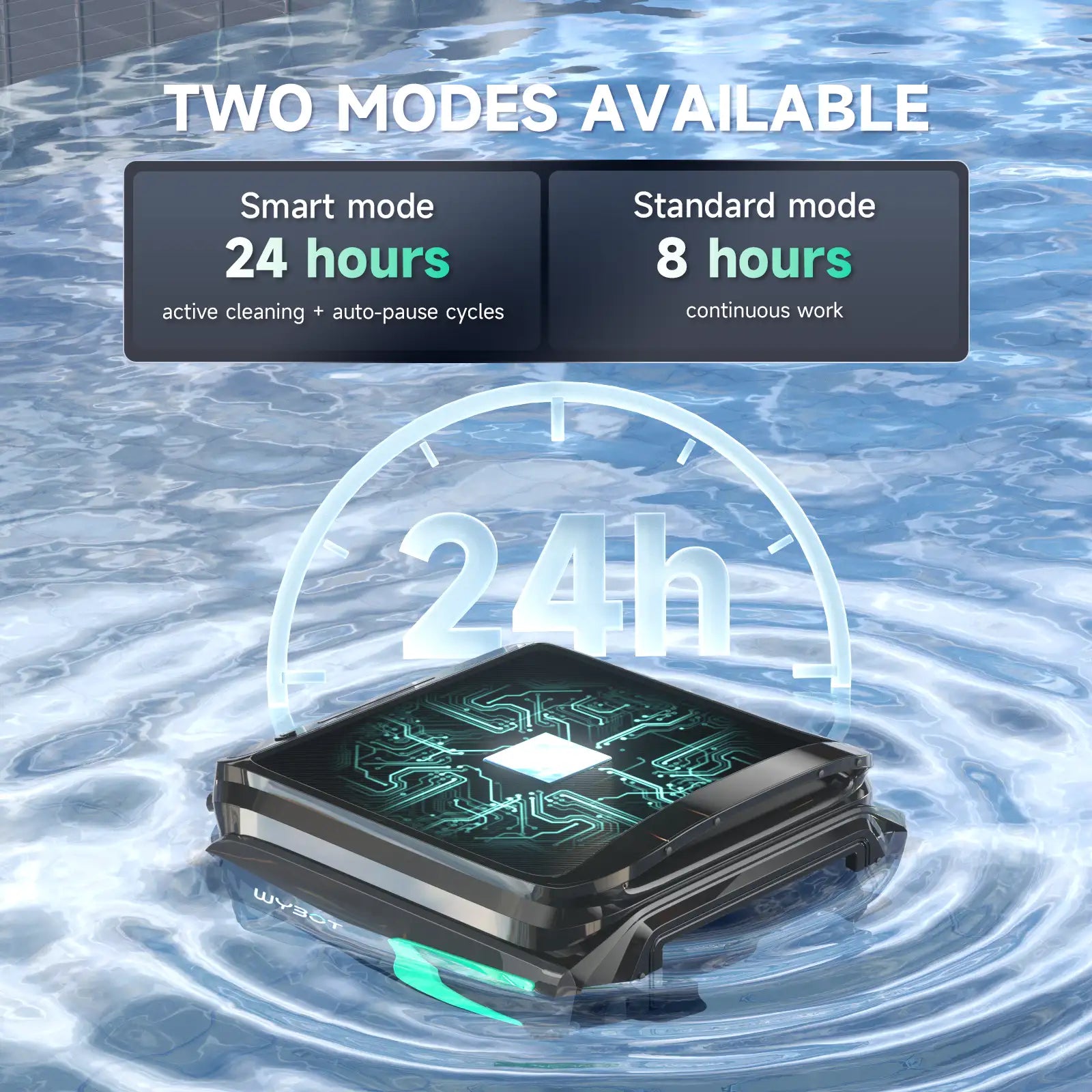 WYBOT F1 Pool Skimmer Solar Powered Robotic Cleaner