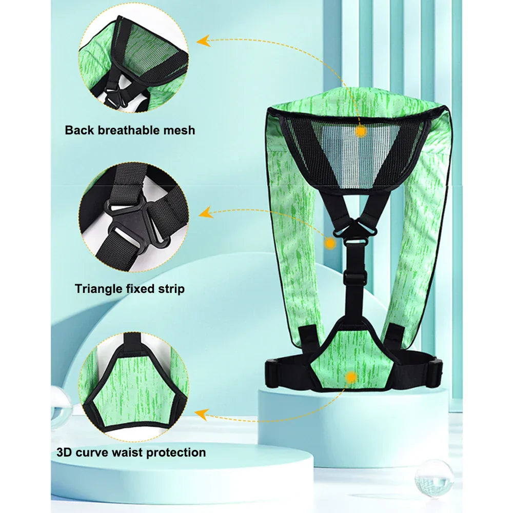 Automatic Inflatable Life Jacket for Adult Swimming and Water Sports-2