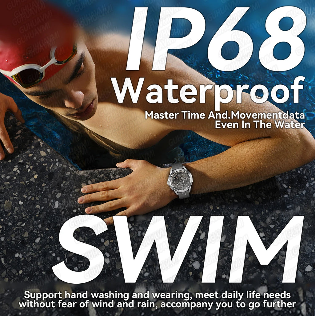 2026 New S4 Ultra SmartWatch Men IP68 Waterproof AMOLED Outdoor Sports GPS Compass Heart Rate Waterproof NFC BT Call Watch