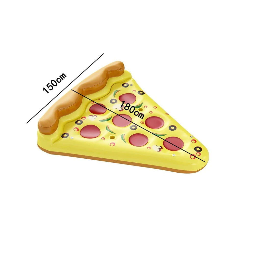 Hot Giant Pizza Swimming Pool Floating Inflatable Mattress Swimming Ring Circle Island Cool Water Party Pool Toy Pool Float