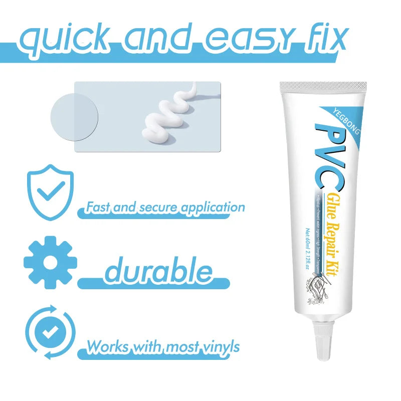 Swimming pool repair kit-air mattress tent patch kit with waterproof adhesive, 1set for inflatable product maintenance